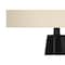 Monarch Specialties Lighting, 27 in.H, Table Lamp, Black Resin, Beige Shade, Modern I 9726 - alternate 7
